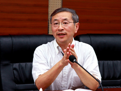 知名国际关系学家高大伟与三和茶业董事长吴荣山来我院交流访问