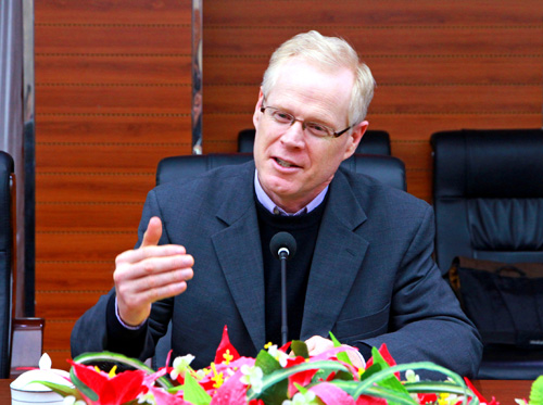 美国特里夫卡拿撒勒大学rickmann博士来我院交流访问